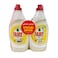 Fairy Lemon Dishwashing Liquid 2x400ml