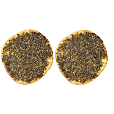Egyptian Brown Bread Zaatar 2 Pieces