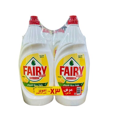 Fairy Max Plus Dishwashing Lemon 2x1L
