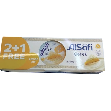 Alsafi Greek Yougurt Lemon 150 gr (2 +1)