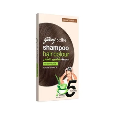 Godrej Easy 5 Minutes Hair Colour Shampoo Natural Brown 1