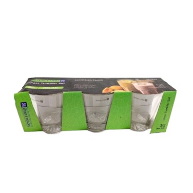 Royalford Short Glass 3 Pieces Set 290Ml