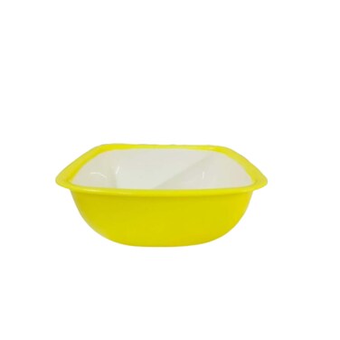 Elegant Plastic Bowl Square 24 cm