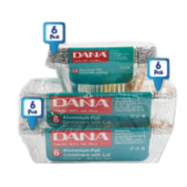 Dana Aluminum Container 18 Pieces