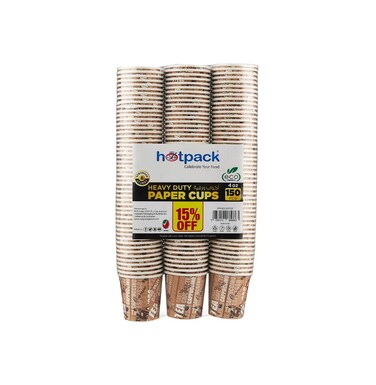 Hotpack Paper Cup 4 Ounces 3 Packs