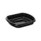 Hotpack Black Base Rectangular Container 10 Pcs