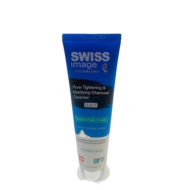 Swiss Image Pore Tightening Mattifying Charcoal Cleanser 3 in 1 100 ml