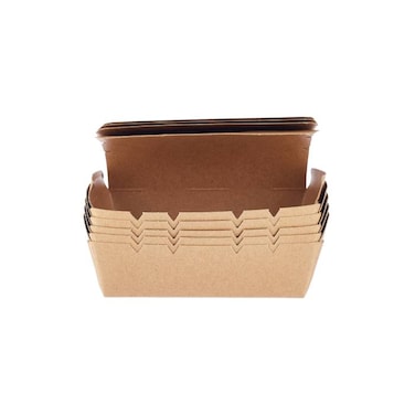 Kraft Pe Lunch Box 5 Pieces