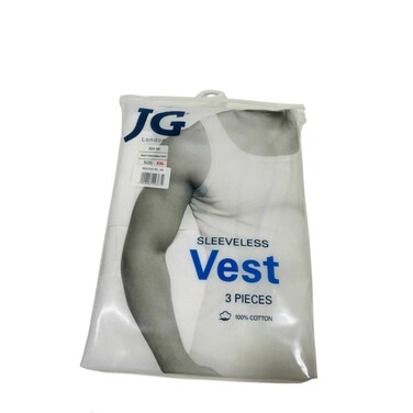 JG Sleeveless Men Vest 3 Pieces