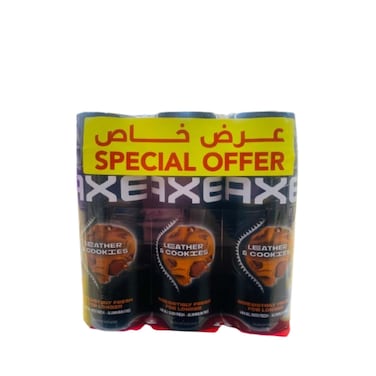 Axe Deo Spray Leather and Cookies 3 x 150 ml