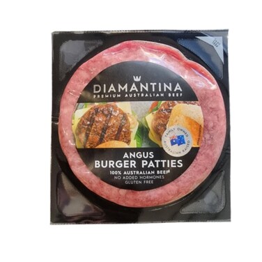 Diamantina Premium Australian Beef Angus Burger Patties 150g