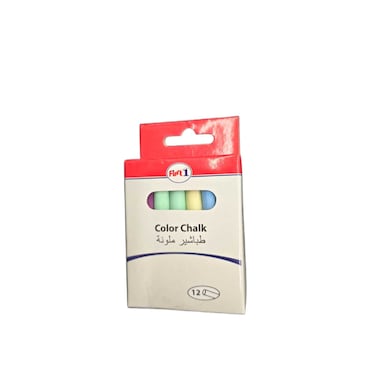 First 1 Color Chalk 12 Pieces