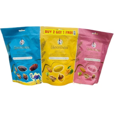 Dates Choco Assorted 3 x 100 gr