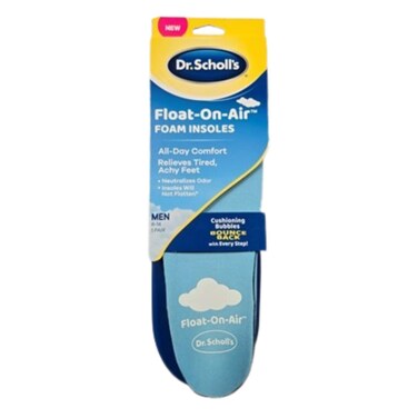 Dr.Scholls Comfort Fit On Air Walking Insoles for Men 1 Pair