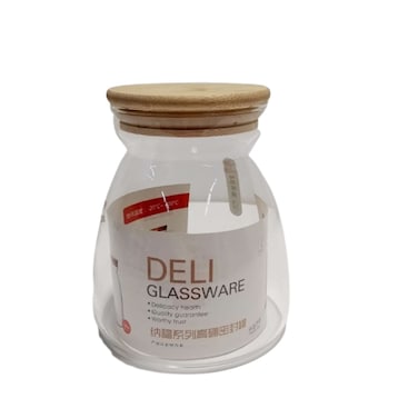 Deli Jar W Bamboo Lid 850Ml