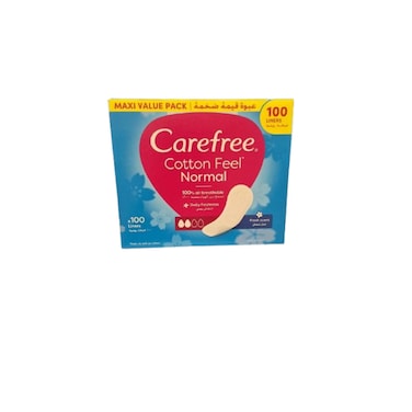 Carefree Cotton Feel with Fresh Normal Scent 100s