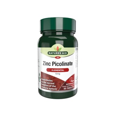 Nature's Aid Zinc Picolinate 15mg 30 Pieces