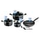 Tefal Dark Stone Cookware Set 9 Pieces