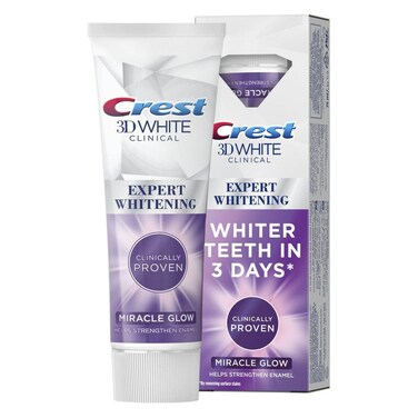 Crest 3D Toothpaste White Clean Miracle Glow 75ml