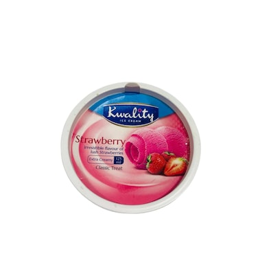 Kwality Ice Cream Cup Strawberry 125 ml