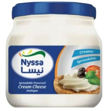 Nyssa Spreadable Processed Cream Cheese 900g