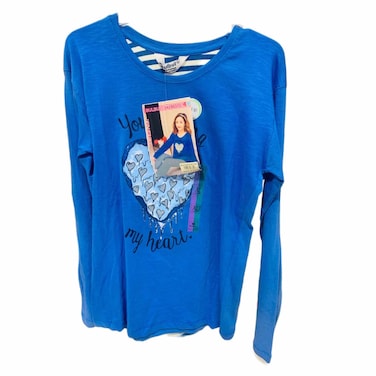 Ladies Long Sleeve Pajama Set Size M