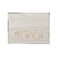 Cannon Flower Border Face Towel White 50x100cm
