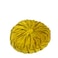 Round Cushion with Button Gold 40 cm