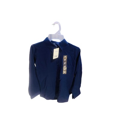 Ladies Shirt with Collar Blue Size M