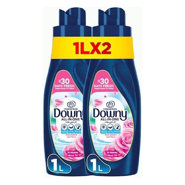 Downy Concentrated Fabric Softener Rose Garden 1 Liter Pack Of 2