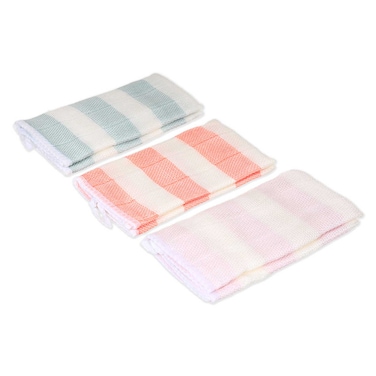 Kitchen Towel Microfibre 32 X 65 Cm 3 Pieces Set Multi Color