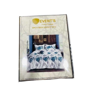 Bed Sheet Printed Set Premium 3 Pieces
