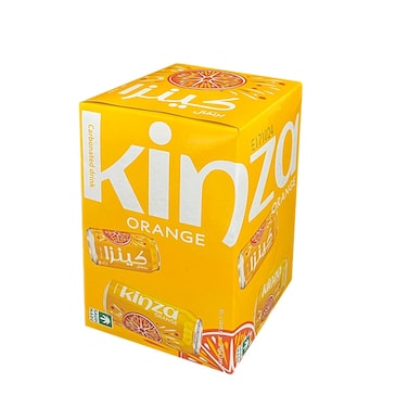 Kinza Orange Carbonated Drink 6x360ml