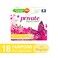 Private Organic Cotton Organic Tampons 18 pieces