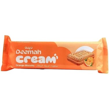 Deemah Cream Biscuits Orange 68 gr