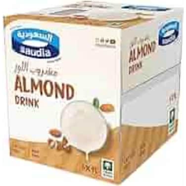 Saudia Almond Drink 6x1L