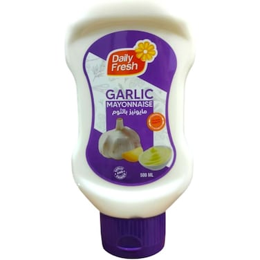 Daily Fresh Mayo Squeeze Garlic 500 ml