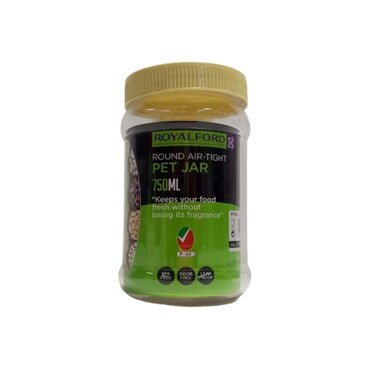 Royalford Round Pet Jar 750Ml Rf11096