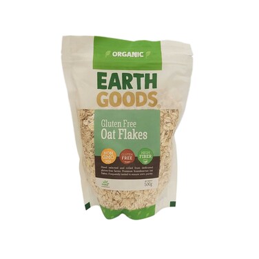 Earth Goods Organic Oat Flaks 500 gr