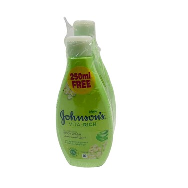 Johnson and Johnson Revitalizing Body Wash 400ml + 250ml