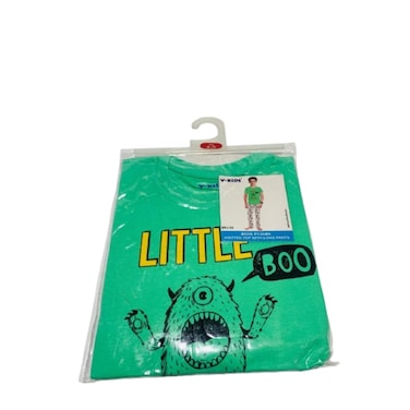 Pyjama Boys Kintted Top with long Pants Short Sleeve Size 4 to 5 years