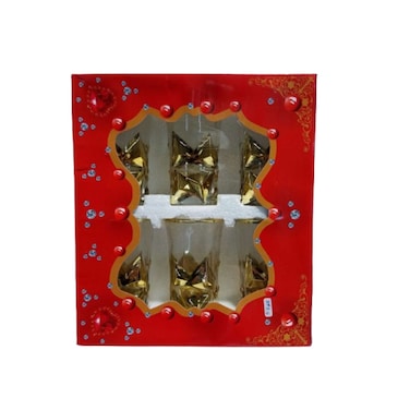 Mahmood 6 Pc Glassset Gold 5365