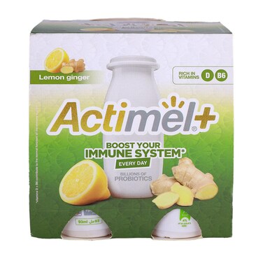 Actimel + Lemon Ginger Yoghurt 372ml