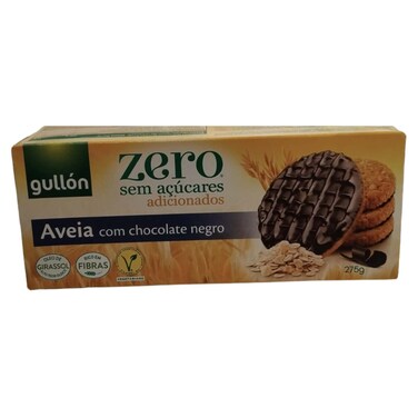 Gull&oacute;n Zero Sugar Digestive Chocolate Oaty 275g