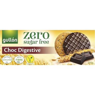 Gullon Zero Sugar Free Choc Digestive 270g