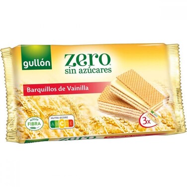 Gullon Zero Sugar Wafers Vanilla 180g