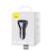 Baseus 65W Car Charger USB + USB-C + USB-C Gray