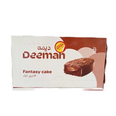 Deemah Fantasy Cake Filled with Chocolate Cream 40 x 12 gr