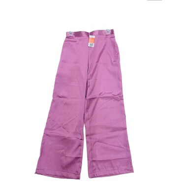 Ladies Pant Satin Pink Size XL