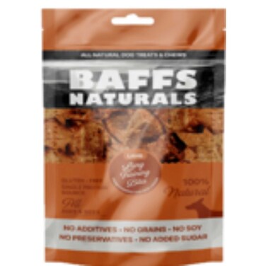 Baffs Naturals Lamb Lung Biscuits Dog Food 120 gr